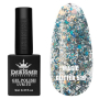 Гель лак Magic glitter 519 Designer (9мл.) - з пластівцями різних розмірів та блискітками хамелеон