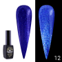 Топ для гель-лака без липкого слоя Nails Of The Day Fun! Top 02 с красным арт-декором 10 мл (4820383063005)