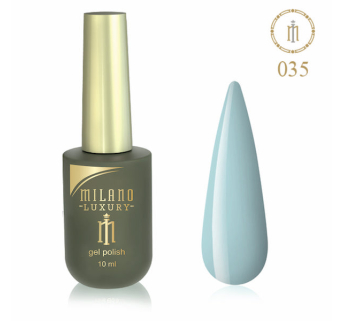 Гель лак MILANO LUXURY 10 мл № 035 (Голубой дым)