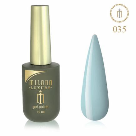 Гель лак MILANO LUXURY 10 мл № 035 (Голубой дым)