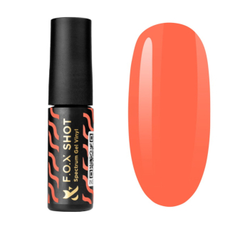 Гель-лак F.O.X Shot Spectrum Gel Vinyl 070 Muse лососевый биск. 5 мл (2100994249527)