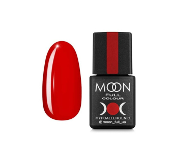 Гель-лак Moon Full Colour 127 червоно-помаранчевий темний. 8 мл (5908254187087)
