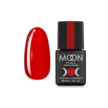 Гель-лак Moon Full Colour 127 червоно-помаранчевий темний. 8 мл (5908254187087)