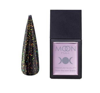 Топ для гель-лака без липкого слоя Moon Full Amazing Top Shimmer SH13 с персиково-зелено-золотым глиттером и слюдой 12 мл (5905123021640)