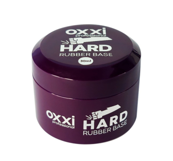 База каучукова для гель-лаку Oxxi Professional Hard Base в баночці. 30 мл (2100994272266)