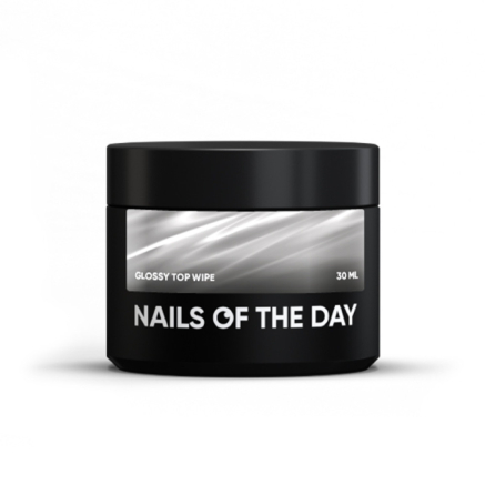 Топ глянцевый Nails Of The Day Glossy Top Wipe без UV фильтров. 30 мл (4828864688907)