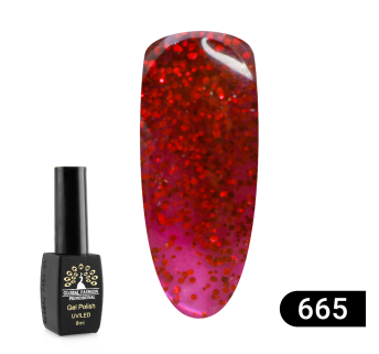 Гель лак Sexy Red, 8 мл Global Fashion 665