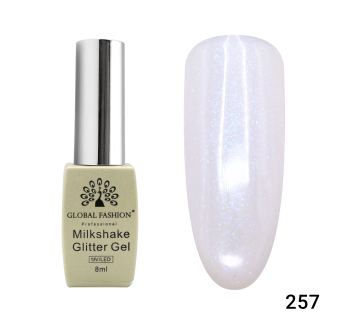 Гель лак Milkshake Glitter 8 мл, 257