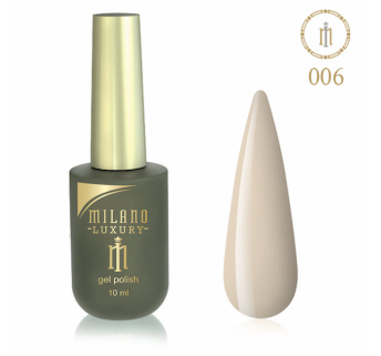 Гель лак MILANO LUXURY 10 мл № 006 (Цвет зыбучих песков)