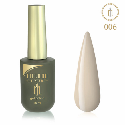 Гель лак MILANO LUXURY 10 мл № 006 (Цвет зыбучих песков)