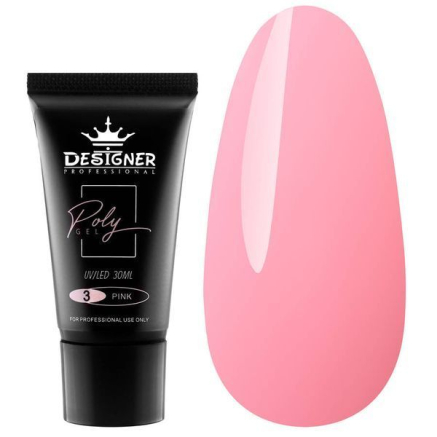Полігель 30 мл Designer Pink №3