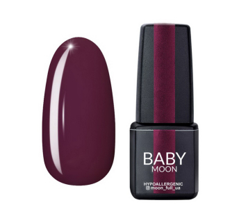 Гель-лак Baby Moon Burgundy 004 темный каштан. 6 мл (5908254001314)