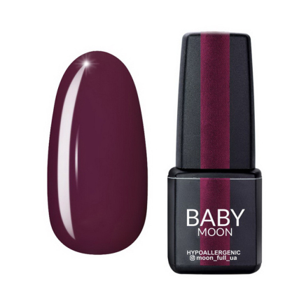 Гель-лак Baby Moon Burgundy 004 темний каштан. 6 мл (5908254001314)