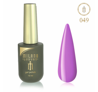 Гель лак MILANO LUXURY 10 мл № 049 (Светлый красно-пурпурный)