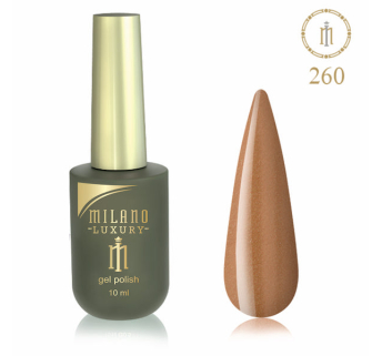 Гель лак MILANO LUXURY 10 мл № 260 (Бронзовая охра)