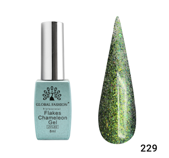 Гель лак Flakes Chameleon 8 мл, 229