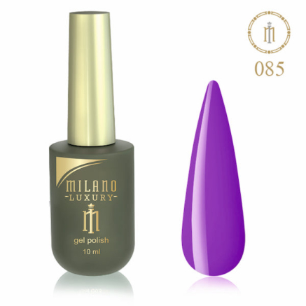 Гель лак MILANO LUXURY 10 мл № 085 (Умеренный пурпурный)