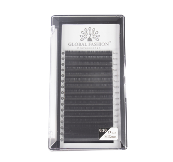 Набор ленточных ресниц Global Fashion Premium Lashes микс (8-15 мм) D 0.10