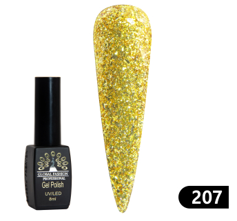 Гель лак BLACK ELITE 207, Global Fashion 8 мл