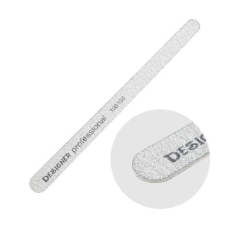 Двостороння пилка 'Крапля' (100/100 гріт.) - Nailfile Designer