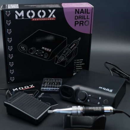 Фрезер Мокс X100 (Black) на 45 000 об/хв. та 70W. для манікюру та педикюру