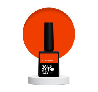 Гель-лак Nails Of The Day Lets Special Candy особый ярко-насыщенный коралловый. 10 мл (4820414488609)