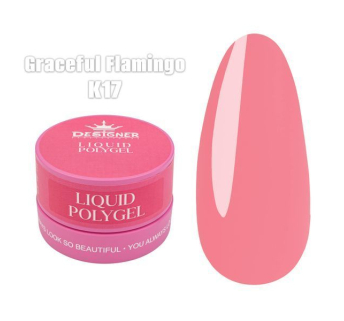 Рідкий полігель (30 мл., в банці) Designer К17 Graceful Flamingo