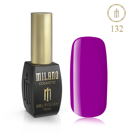Гель лак MILANO 10ml № 132 (Темный маджента)