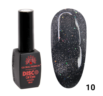 Гель лак Disco Cateyes Global Fashion 8 мл, світловідбивний, 010
