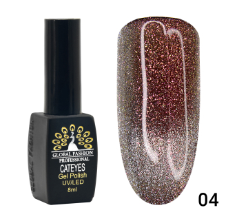 Гель лак кошачий глаз 24D Wild 04