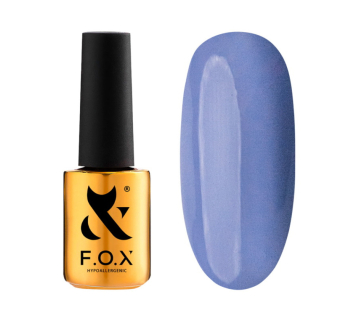 Гель-лак F.O.X Spectrum Gel Vinyl 059 Lyrical серо-голубой. 7 мл (2100994239177)
