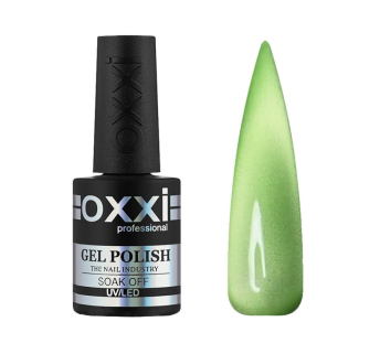 Гель-лак Oxxi Professional Summer Silk Cat 006 светло-зеленый с перламутром 10 мл (2100994317783)