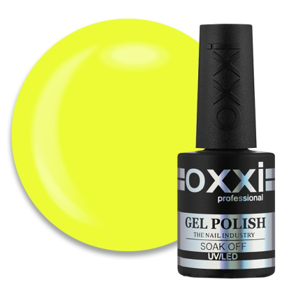 База цветная Oxxi Professional Summer Base 005. неоновый лимон. 10 мл (2100994243440)