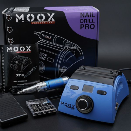 Фрезер Мокс X310 (Sky blue) на 50 000 об/хв. та 70W. для манікюру та педикюру