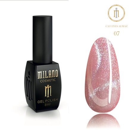 Гель Лак MILANO Cat eyes ALMAZ 8 мл № 07
