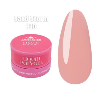 Рідкий полігель (30 мл., в банці) Designer К10 Sand Storm