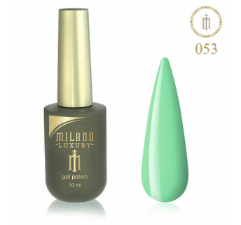 Гель лак MILANO LUXURY 10 мл № 053 (Зеленый цвет ясеня)