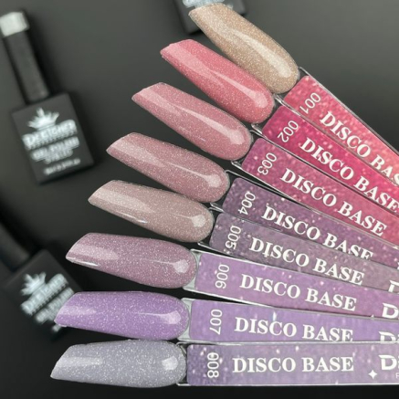 Світловідбивне базове покриття №4 (Рожево-персиковий), 9 мл. - Disco Color Base Designer