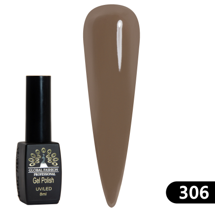 Гель лак BLACK ELITE 306, Global Fashion 8 мл