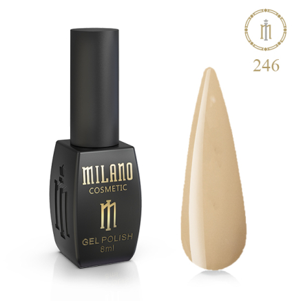 Гель лак MILANO 8 мл № 246 (Латте)