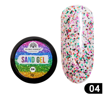 Гель-краска Sand gel Global Fashion 5 гр, 04