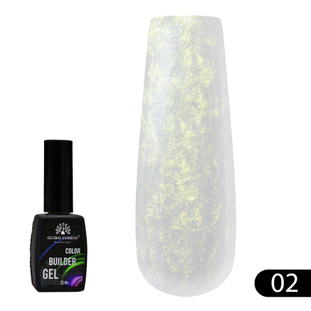 Кольоровий гель для нігтів Color Builder Gel 12 мл, 02