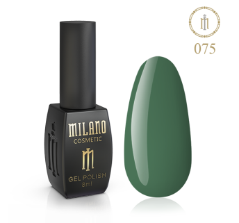 Гель лак MILANO 8 мл № 075 (Оливково-зеленый)