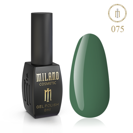Гель лак MILANO 8 мл № 075 (Оливково-зеленый)