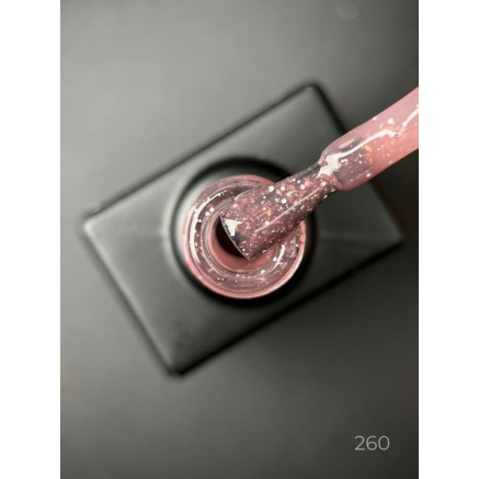 Базове покриття Diamond Base 260 Designer (9 мл.) - с легким світловідбивним ефектом