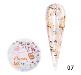 Гель с сухоцветами 5 гр, Flower Gel 07