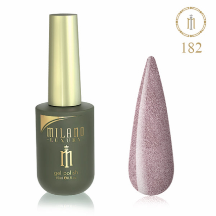 Гель лак MILANO LUXURY 10 мл № 182 (Лиловое серебро)