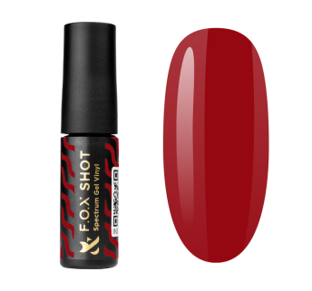 Гель-лак F.O.X Shot Spectrum Gel Vinyl 115 Senorita красный. 5 мл (2100994262564)