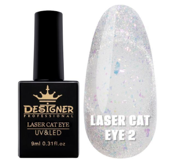 Гель-лак Laser Cat Eye №2, 9 мл., Designer (Котяче око)