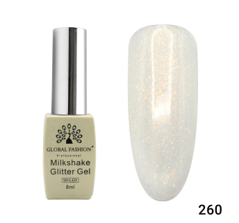 Гель лак Milkshake Glitter 8 мл, 260